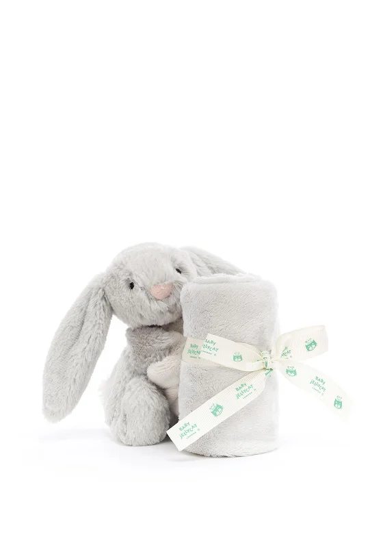 Cozy and delightful Jellycat companionsJellycat I Am Bashful Silver Bunny Soother