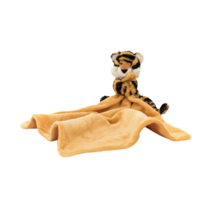 Adorable and plush Jellycat emotional support friendsBashful Tiger Soother