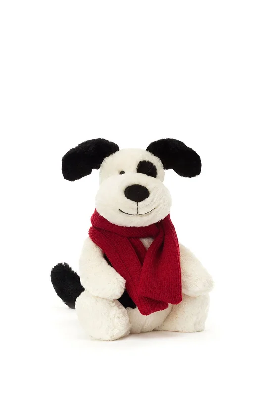 Huggable and charming Jellycat beloved by all ages.Jellycat I Am Bashful Winter Puppy