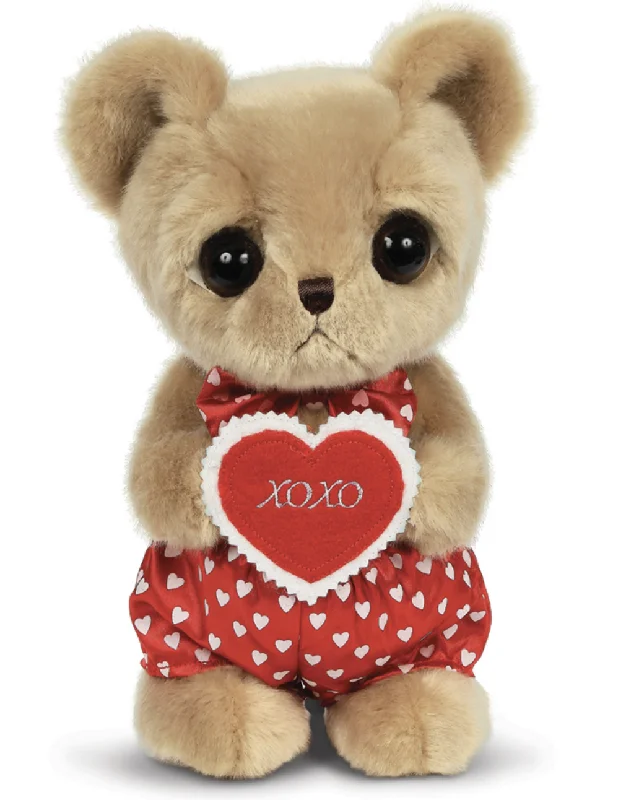 Cuddly and comforting plush charactersBearington Collection Big Head Lovie Ted Valentines Bear