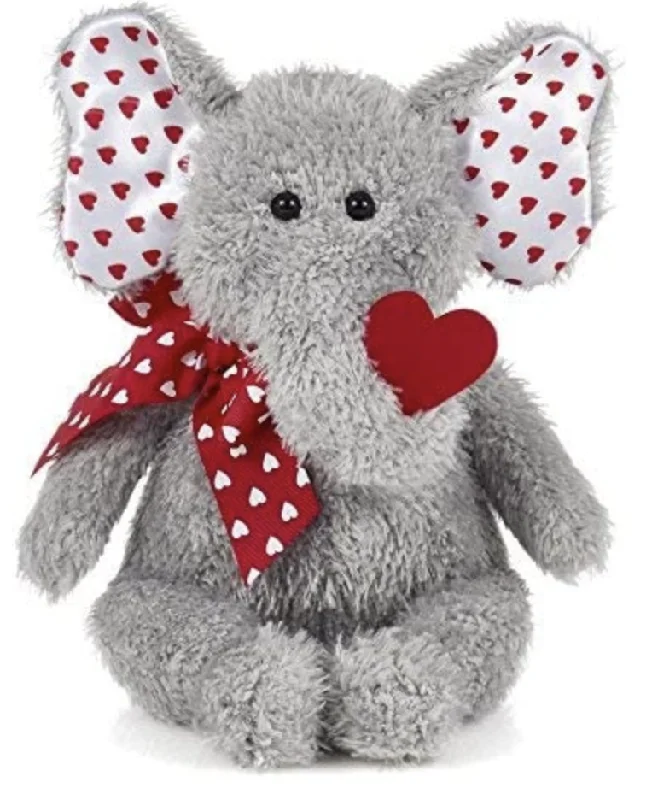 Whimsical and imaginative stuffed toysBearington Collection Hugh Loves You The Elephant