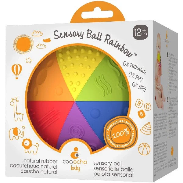 Friendly and approachable plush friendsRainbow Sensory Ball Toy