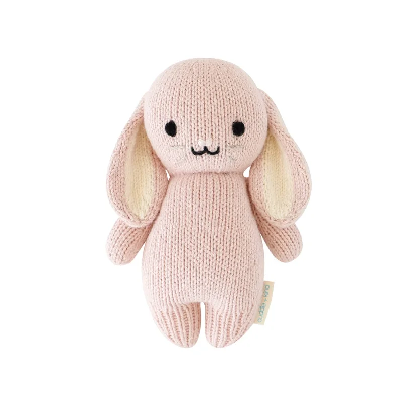Adorable and charming plush figuresCuddle + Kind Hand-Knit Doll - Baby Bunny (rose)