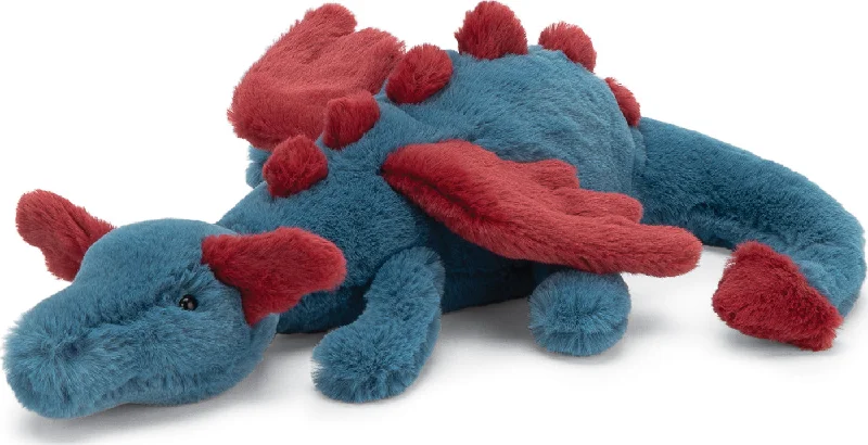 Cuddly and endearing Jellycat timeless appealDexter Dragon Little