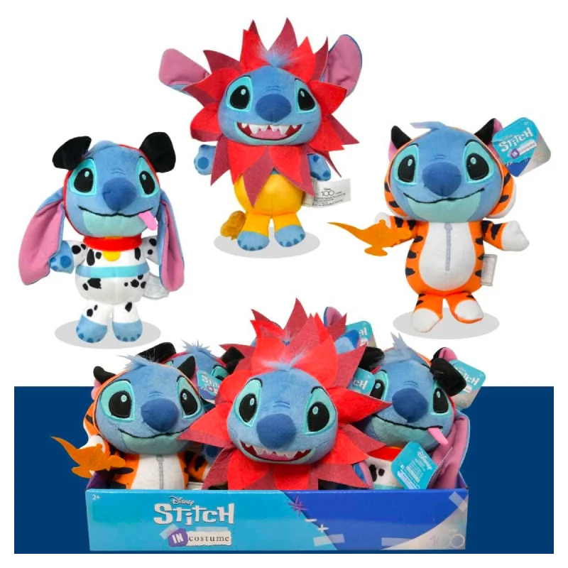 Soft and squishy plush crittersDisney 100 - Stitch in Costume - Simba