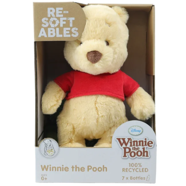 Delightful and enchanting plush friendsDisney Winnie the Pooh Re-Softables Plush