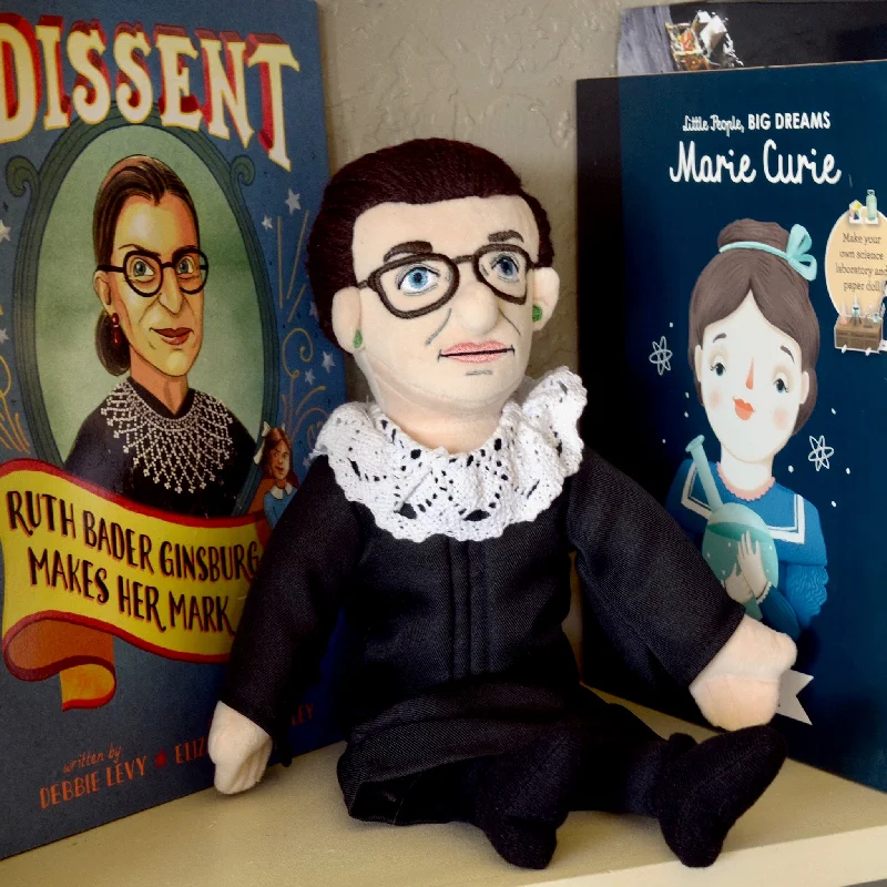 Cuddly and comforting plush charactersRuth Bader Ginsburg Little Thinker Doll