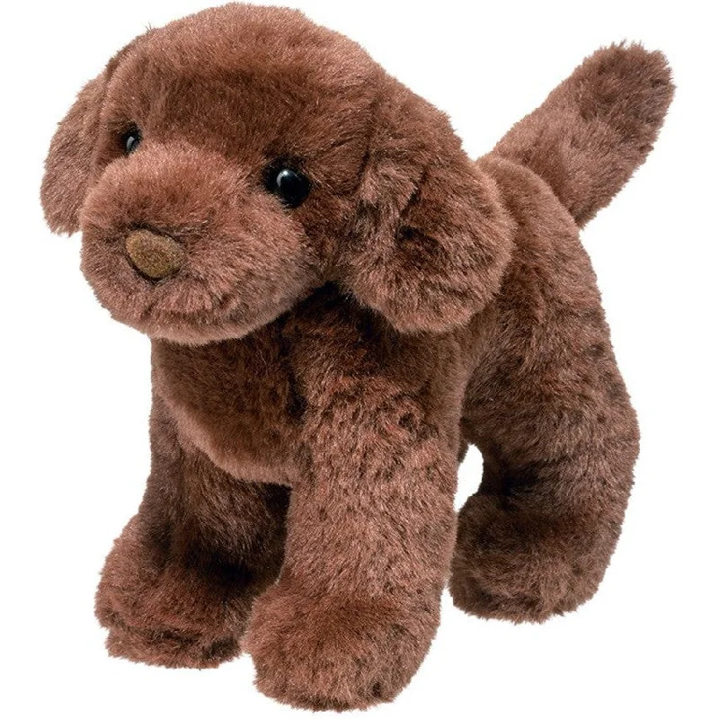 Soft and squishy plush crittersDouglas Sylvia Chocolate Lab
