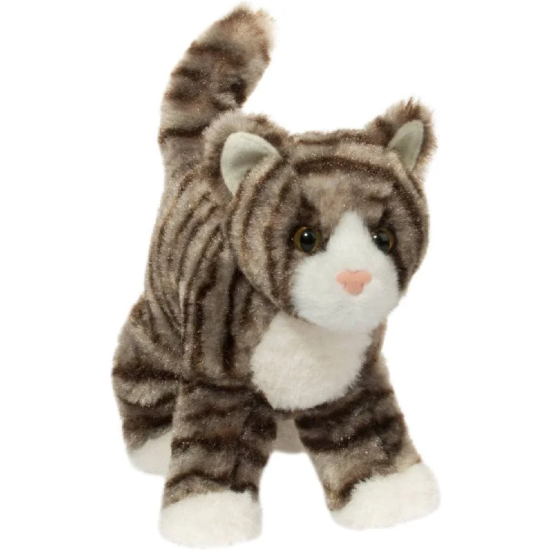 Adorable and tiny stuffed crittersDouglas Zigby Gray Stripe Cat