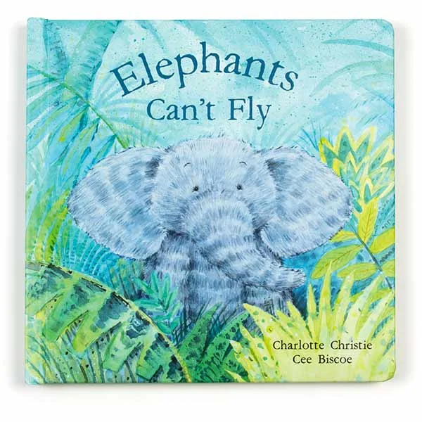 Huggable and comforting Jellycat creationsElephants Cant Fly Book