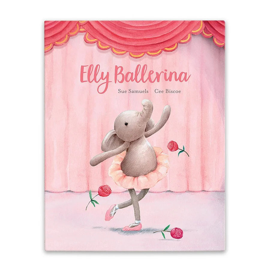 Cuddly and snuggly Jellycat snuggle partnersElly Ballerina Book
