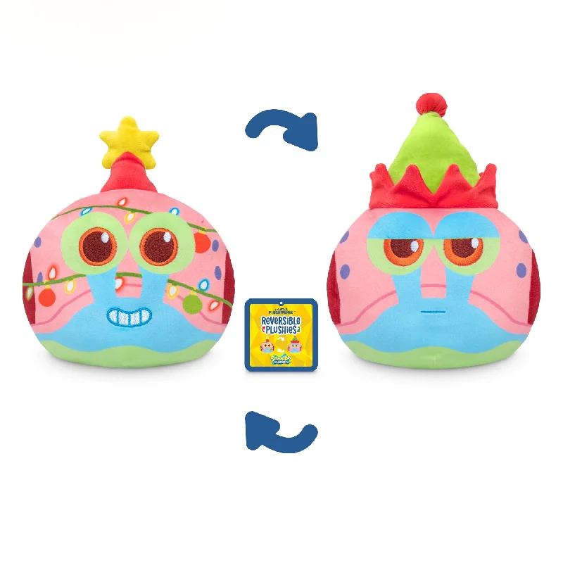 Adorable and tiny stuffed crittersGary The Snail Holiday 6" Reversible Plushie