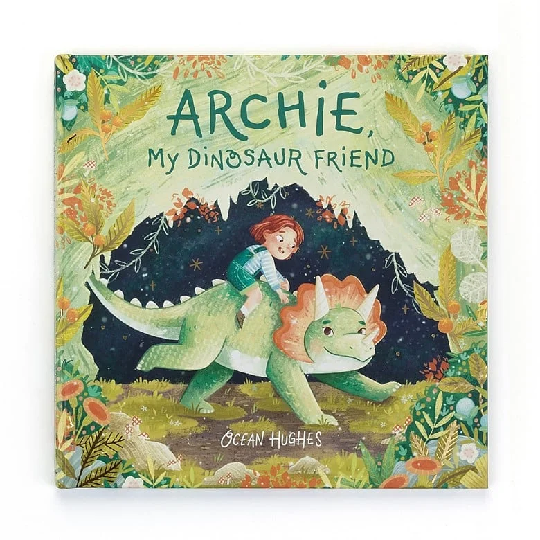 Soft and charming Jellycat designsArchie My Dinosaur Friend Book