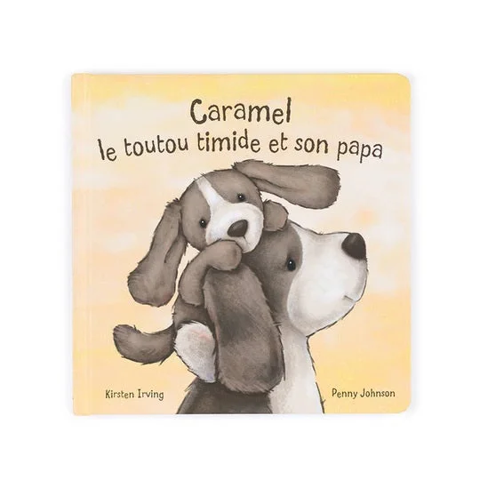 Soft and endearing Jellycat plushiesCaramel Le Toutou Timide Et Son Papa Liv