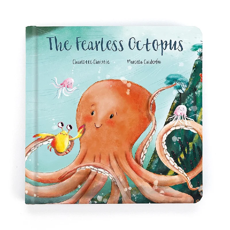 Cuddly and lovely Jellycat animalsOdell, the Fearless Octopus Book