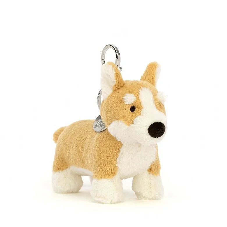 Adorable and snuggly Jellycat toysBetty Corgi Bag Charm