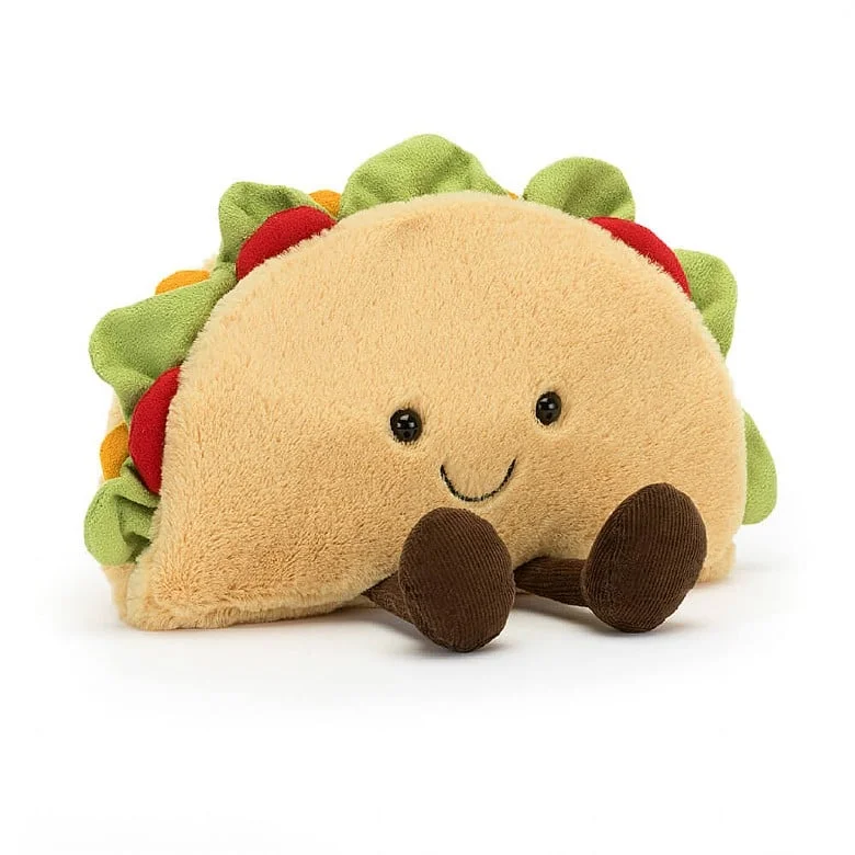 Adorable and gentle Jellycat friendsAmuseable Taco