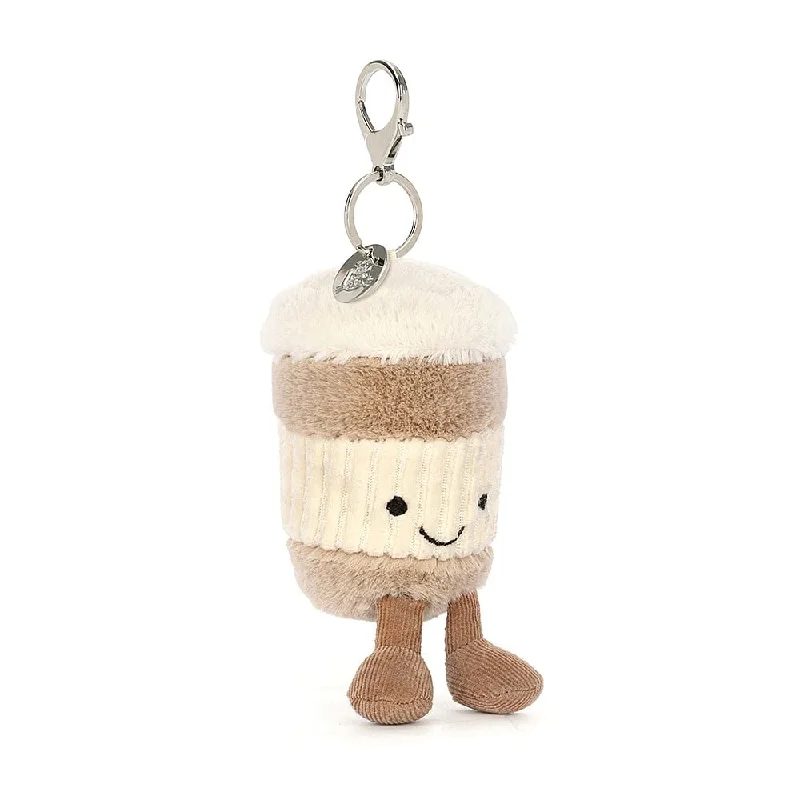 Fluffy and comforting Jellycat superior materialsAmuseable Coffee-To-Go Bag Charm