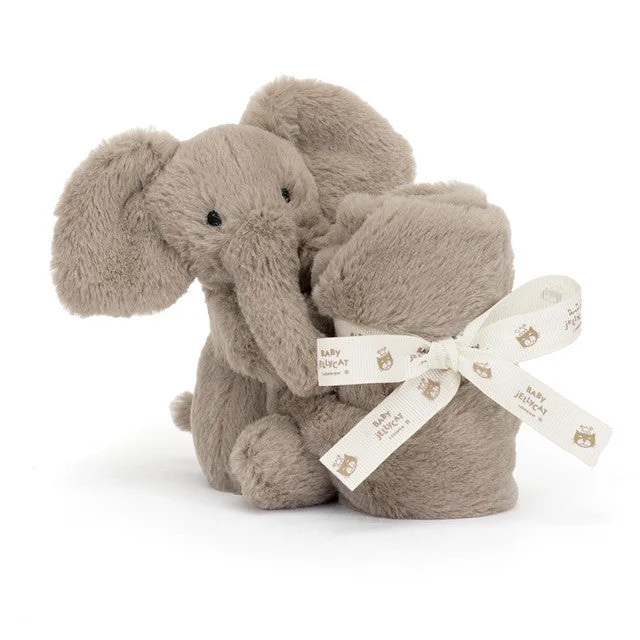 Cuddly and snuggly Jellycat snuggle partnersSmudge Elephant Soother