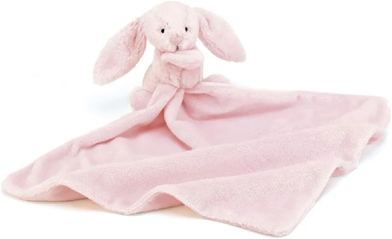 Cozy and gentle Jellycat attention to detailBashful Pink Bunny Soother