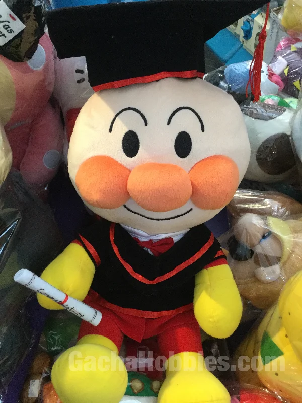 Soft and squishy plush crittersGraduation Anpanman Medium Plush