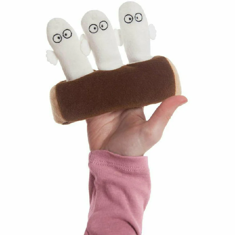 Cuddly and comforting plush charactersHattifatteners Log Finger Puppets - Aurora World Cuddly and comforting plush charactersHattifatteners Log Finger Puppets - Aurora World
