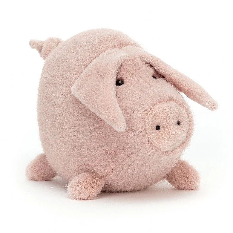 Cuddly and snuggly Jellycat snuggle partnersHiggledy Piggledy Pink