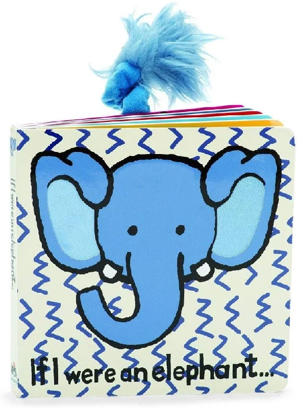 Fluffy and charming Jellycat itemsIf I Were An Elephant Board Book