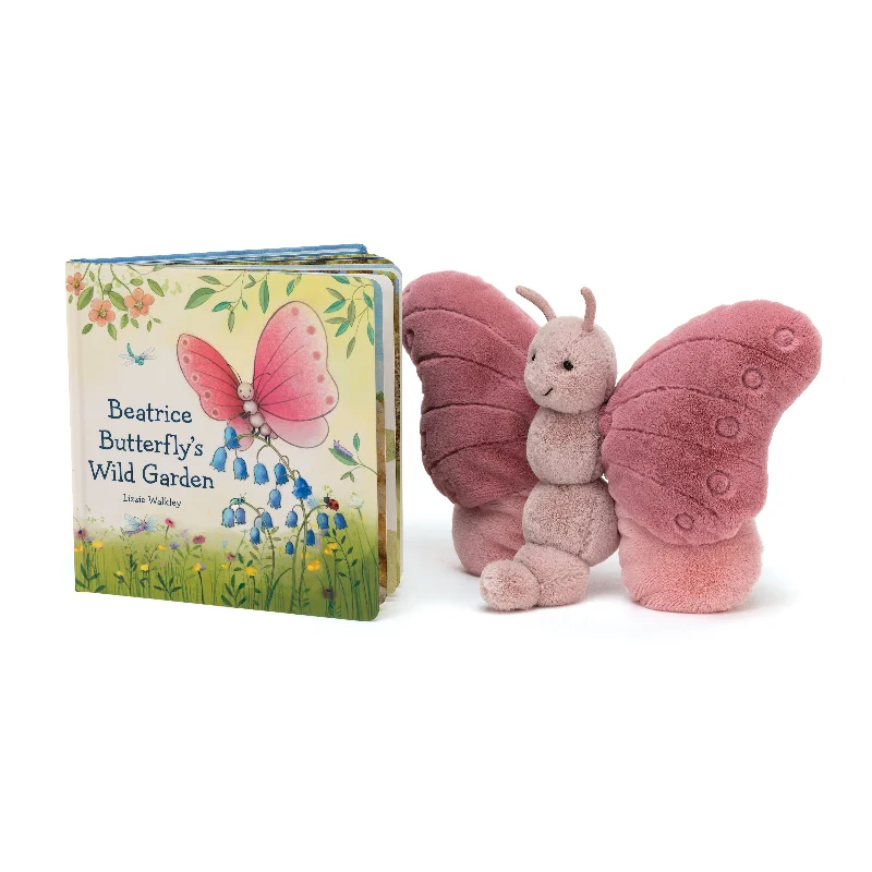 Fluffy and comforting Jellycat superior materialsIn The Wild Garden Book And Beatrice Butterfly Fluffy and comforting Jellycat superior materialsIn The Wild Garden Book And Beatrice Butterfly