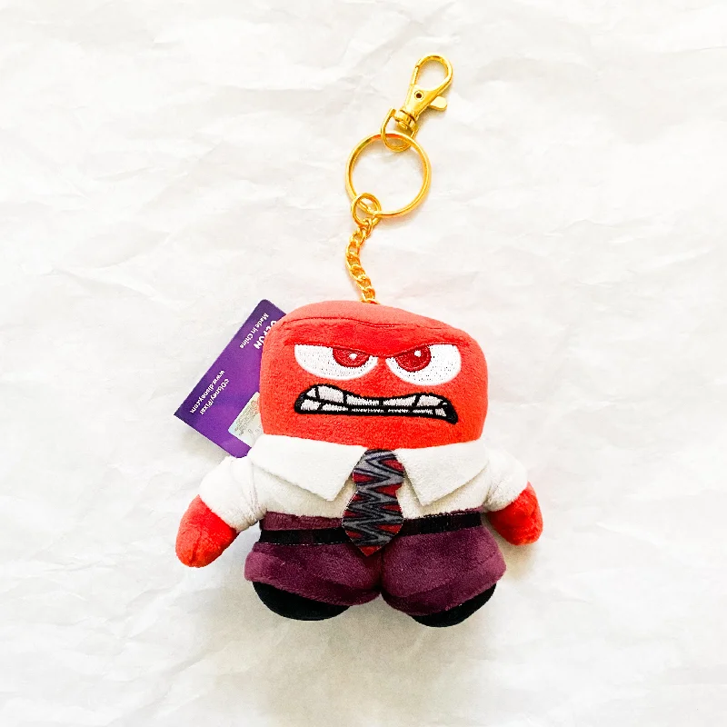 Enchanting and magical plush dollsInside Out 2 - Anger Plush Keychain