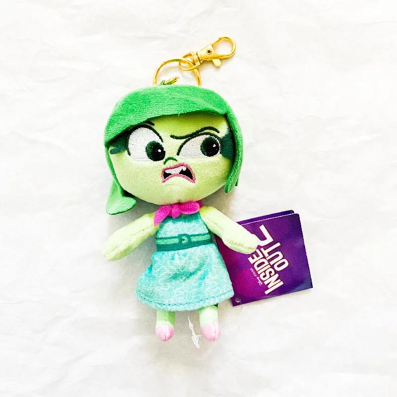 Playful and cheerful stuffed creaturesInside Out 2 - Disgust Plush Keychain