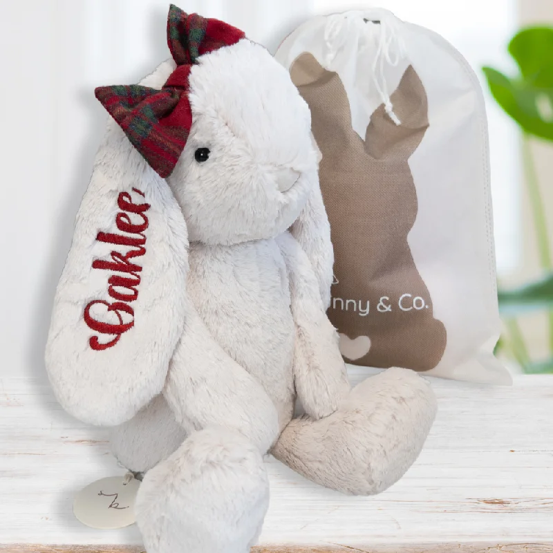 Enchanting and magical plush dollsJamie Kay Snuggle Bunnies - Penelope Christmas Bunny - 40cm