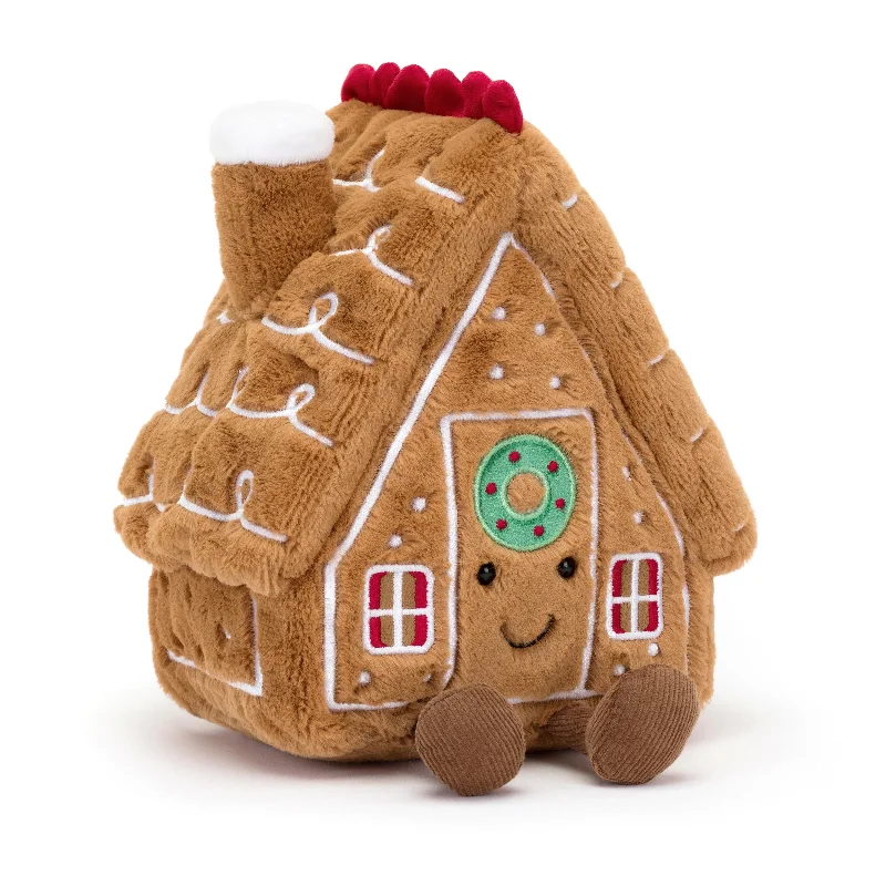 Adorable and snuggly Jellycat toysJELLYCAT AMUSEABLE GINGERBREAD HOUSE BEIGE 14X18X22 CM Adorable and snuggly Jellycat toysJELLYCAT AMUSEABLE GINGERBREAD HOUSE BEIGE 14X18X22 CM
