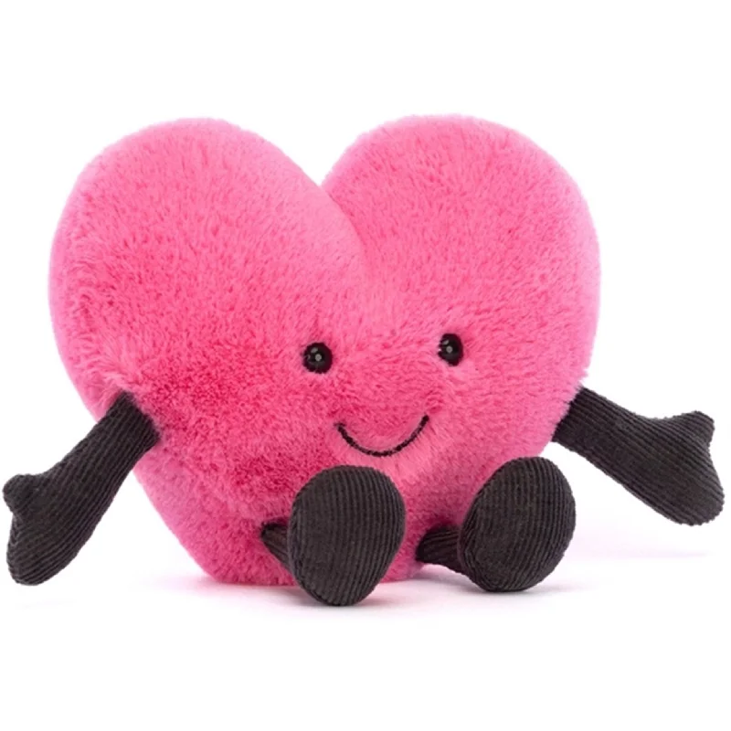 Cuddly and endearing Jellycat timeless appealJellycat Amuseable Heart Pink 11 cm