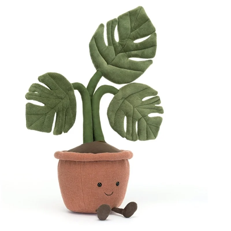 Cozy and gentle Jellycat attention to detailJellycat Amuseable Monstera Plant 43 cm