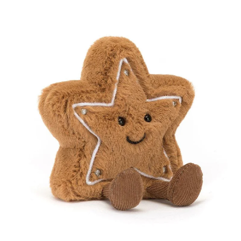 Soft and cozy Jellycat high-quality craftsmanshipJellyCat Amuseable Star Cookie Plush Soft and cozy Jellycat high-quality craftsmanshipJellyCat Amuseable Star Cookie Plush