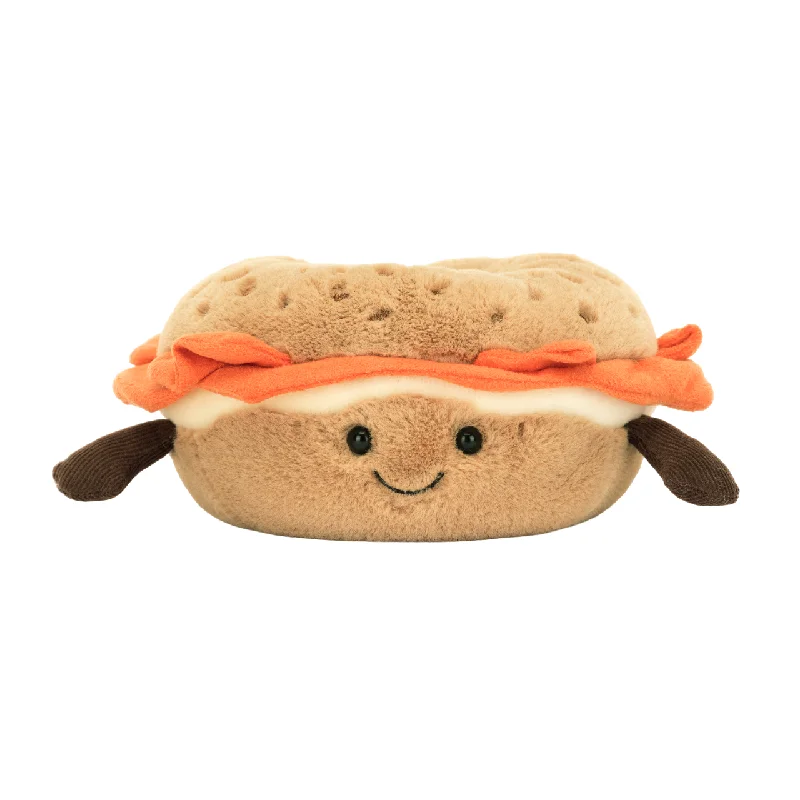 Plush and comforting Jellycat figuresAmuseables Bagel Soft Toy