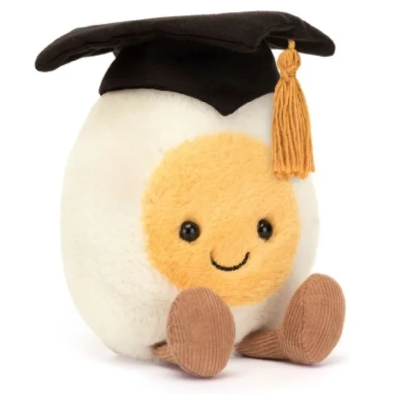 Sweet and endearing Jellycat stuffiesJellycat Amuseables Boiled Egg Graduation