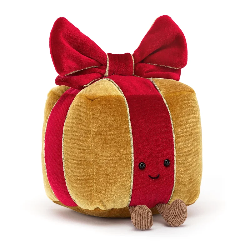 Adorable and gentle Jellycat friendsJELLYCAT AMUSEABLES PRESENT YELLOW 11X11X11 CM