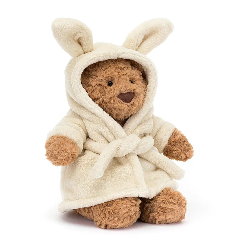 Cuddly and endearing Jellycat timeless appealJellyCat Bartholomew Bear Bathrobe Plush Cuddly and endearing Jellycat timeless appealJellyCat Bartholomew Bear Bathrobe Plush