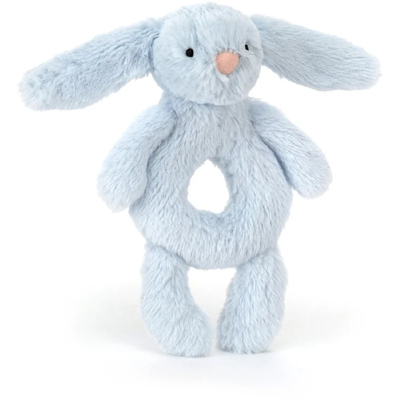Cozy and gentle Jellycat attention to detailJellycat Bashful Blue Kanin Ring Rangle