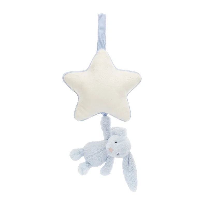 Huggable and sweet Jellycat all-around favoritesJellycat Bashful Bunny Musical Pull Baby Blue Huggable and sweet Jellycat all-around favoritesJellycat Bashful Bunny Musical Pull Baby Blue