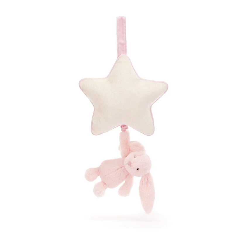 Cozy and gentle Jellycat attention to detailJellycat Bashful Bunny Musical Pull Baby Pink Cozy and gentle Jellycat attention to detailJellycat Bashful Bunny Musical Pull Baby Pink