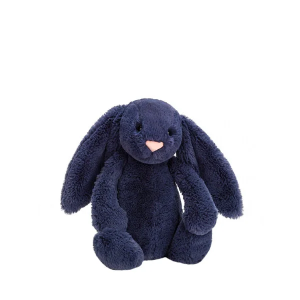 Cozy and gentle Jellycat attention to detailJellycat Bashful Bunny Small - Navy