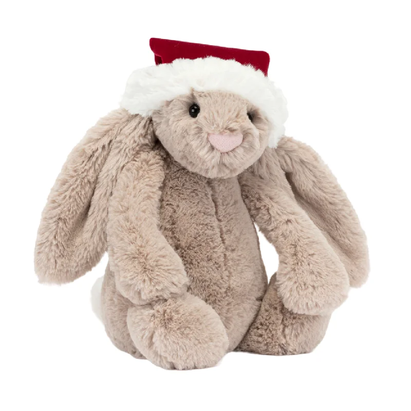 Cuddly and delightful Jellycat naptime buddiesBashful Christmas Bunny Soft Toy