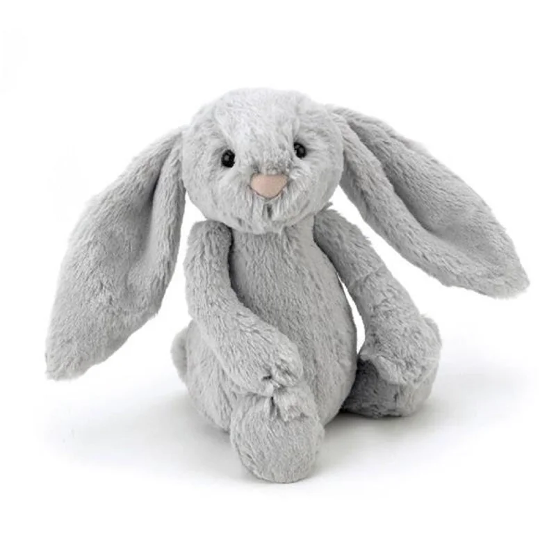 Cuddly and snuggly Jellycat snuggle partnersJellycat Bashful Kanin Silver 31 cm