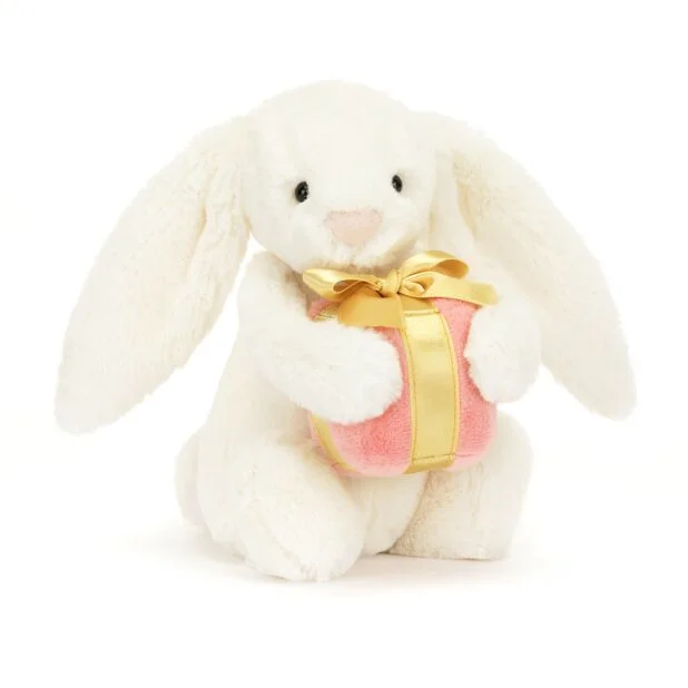 Fluffy and comforting Jellycat superior materialsJellycat Bashful Present Bunny
