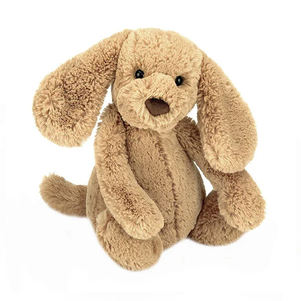 Huggable and charming Jellycat beloved by all ages.Jellycat Bashful Puppy Medium - Toffee Huggable and charming Jellycat beloved by all ages.Jellycat Bashful Puppy Medium - Toffee