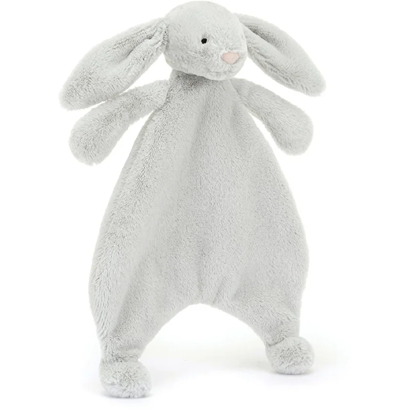Adorable and plush Jellycat emotional support friendsJellycat Bashful Sølv Kanin Nusseklud