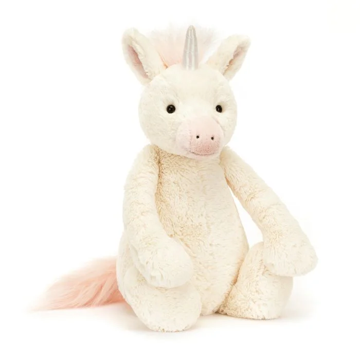 Cuddly and lovely Jellycat animalsJELLYCAT BASHFUL UNICORN BIG CREAM 12X21X51 CM